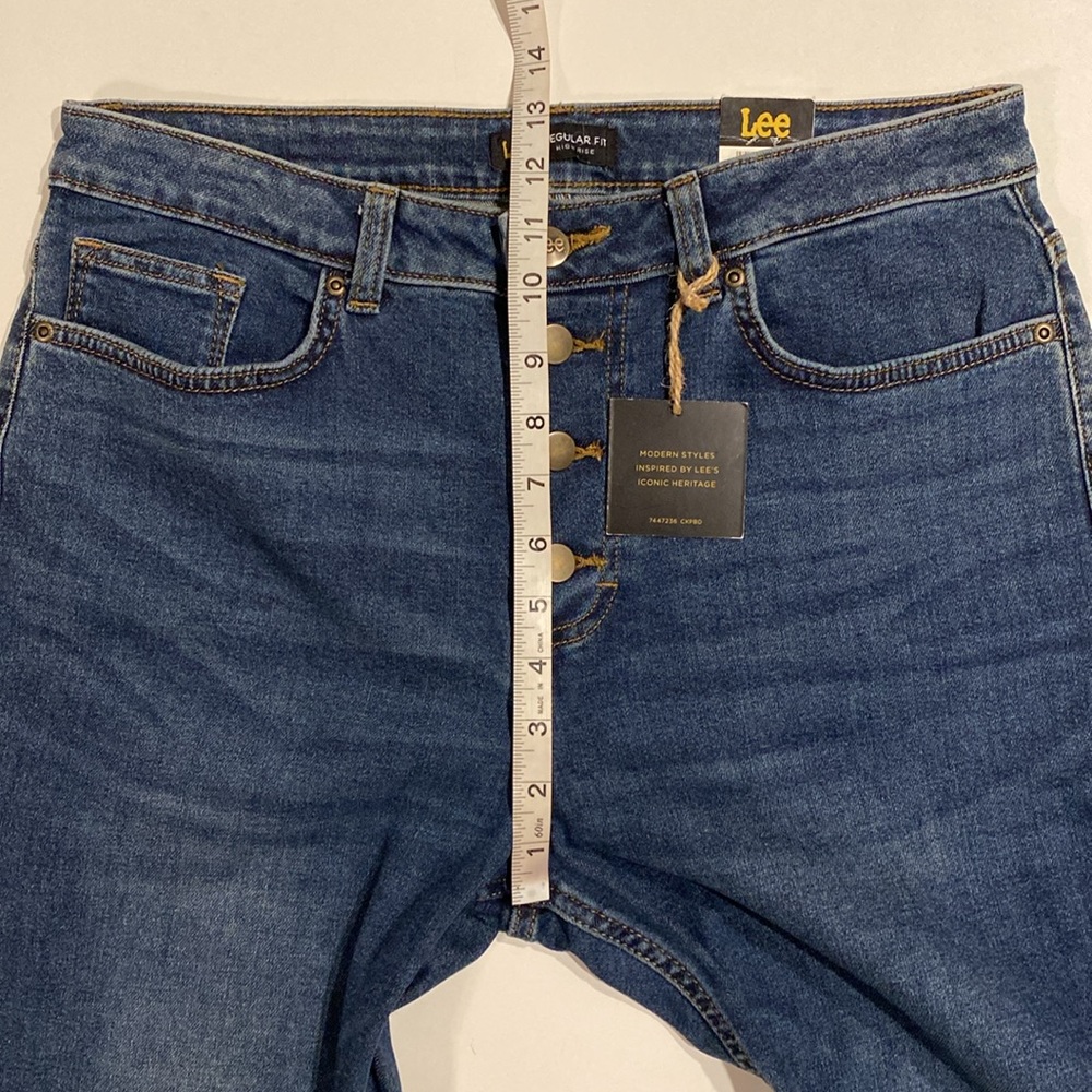 Lee SZ 12 High Rise Cropped Boot Cut Denim Jeans New D5 - Picture 13 of 15